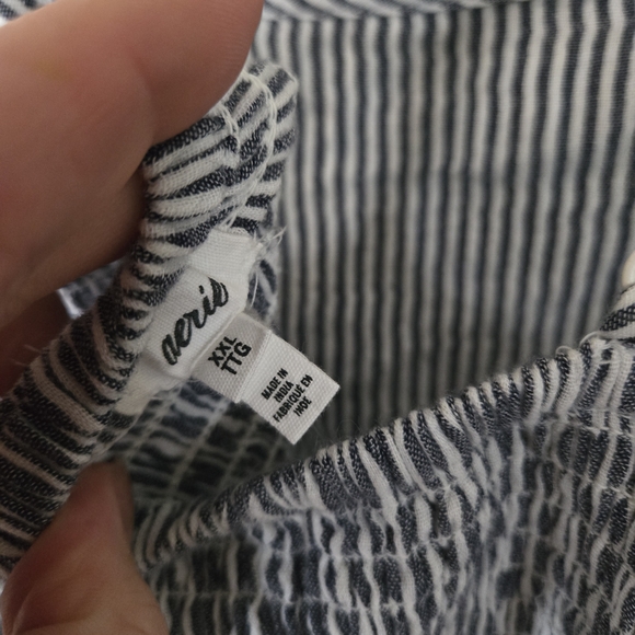 Aerie Navy and White Striped Dress - Picture 5 of 5